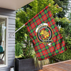 Fairlie Tartan Crest Garden Flag