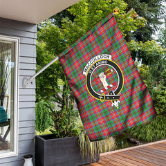 MacCulloch (McCulloch) Tartan Crest Garden Flag