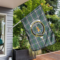 MacDowall Tartan Crest Garden Flag