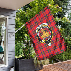 MacGillivray Modern Tartan Crest Garden Flag