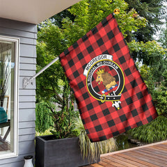 McGregor Rob Roy Modern Tartan Crest Garden Flag