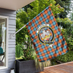 McLachlan Ancient Tartan Crest Garden Flag