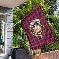 McLachlan Modern Tartan Crest Garden Flag