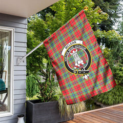 McLean of Duart Modern Tartan Crest Garden Flag