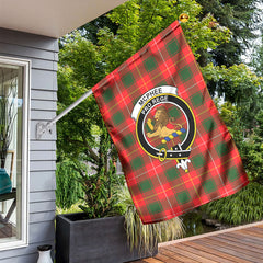 McPhee Tartan Crest Garden Flag