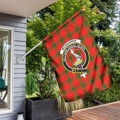 McQuarrie Tartan Crest Garden Flag