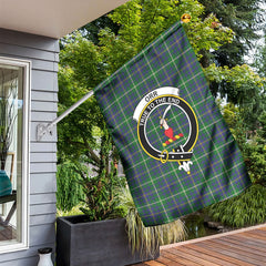 Orr Tartan Crest Garden Flag