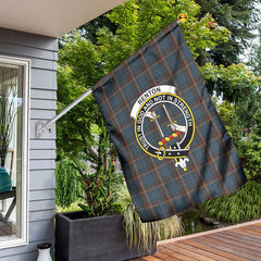 Renton Tartan Crest Garden Flag
