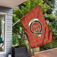 Scott Modern Tartan Crest Garden Flag