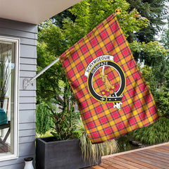 Scrymgeour Tartan Crest Garden Flag