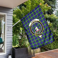 Sempill Modern Tartan Crest Garden Flag