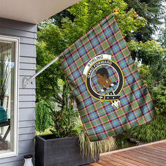 Stirling (of Keir) Tartan Crest Garden Flag