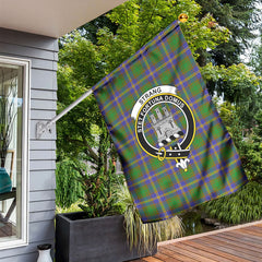 Strang (or Strange) Tartan Crest Garden Flag
