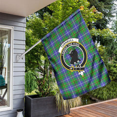Turnbull Hunting Tartan Crest Garden Flag