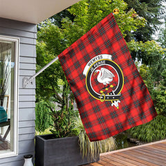 Wemyss Modern Tartan Crest Garden Flag