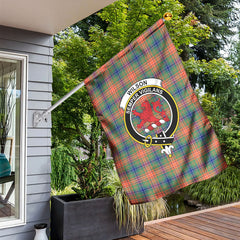 Wilson Ancient Tartan Crest Garden Flag