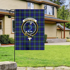 Arbuthnot Modern Tartan Crest Garden Flag