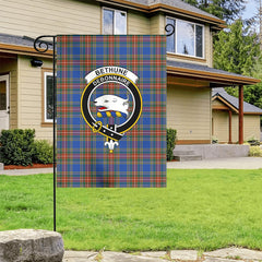 Bethune Ancient Tartan Crest Garden Flag