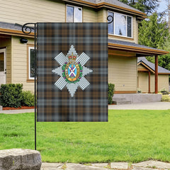 Black Watch Tartan Crest Garden Flag