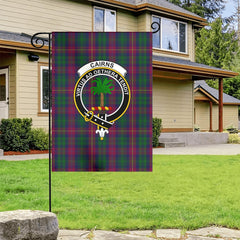 Cairns Tartan Crest Garden Flag
