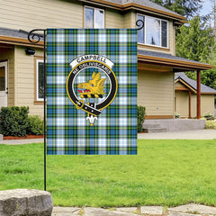 Campbell Dress Tartan Crest Garden Flag