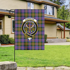 Carnegie Ancient Tartan Crest Garden Flag