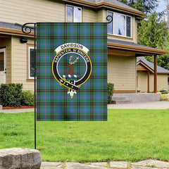 Davidson Ancient Tartan Crest Garden Flag
