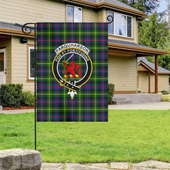 Farquharson Modern Tartan Crest Garden Flag
