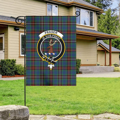 Fraser (of Lovat) Hunting Ancient Tartan Crest Garden Flag