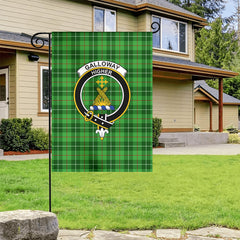 Galloway District Tartan Crest Garden Flag
