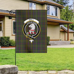 Hall Tartan Crest Garden Flag