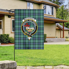 MacDonald of the Isles Hunting Ancient Tartan Crest Garden Flag