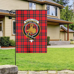 MacGillivray Modern Tartan Crest Garden Flag