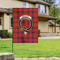 MacNicol (of Scorrybreac) Tartan Crest Garden Flag