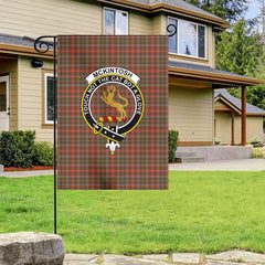 McKintosh Hunting Weathered Tartan Crest Garden Flag