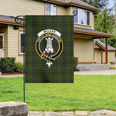 McLean Hunting Tartan Crest Garden Flag