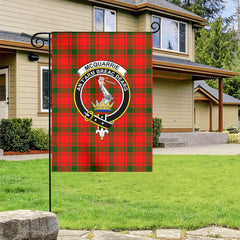 McQuarrie Tartan Crest Garden Flag
