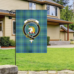 Oliphant Ancient Tartan Crest Garden Flag