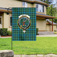 Rollo Ancient Tartan Crest Garden Flag