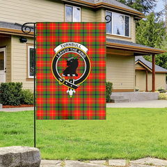 Turnbull Dress Tartan Crest Garden Flag