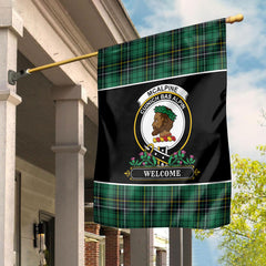 McAlpine Ancient Tartan Crest Garden Flag - Welcome Style