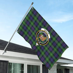 Baillie Tartan Crest House Flag