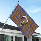 Balfour Modern Tartan Crest House Flag