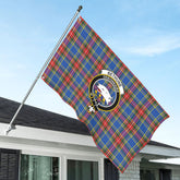 Bethune Modern Tartan Crest House Flag