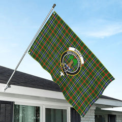 Bisset Tartan Crest House Flag