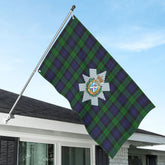 Black Watch Tartan Crest House Flag