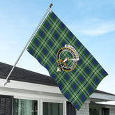 Blackadder Tartan Crest House Flag