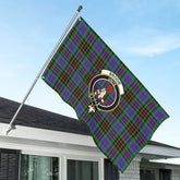 Brodie Hunting Modern Tartan Crest House Flag
