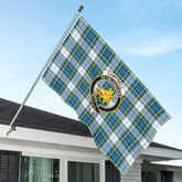 Campbell Dress Ancient Tartan Crest House Flag