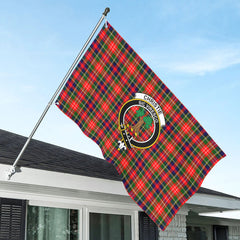 Christie Tartan Crest House Flag